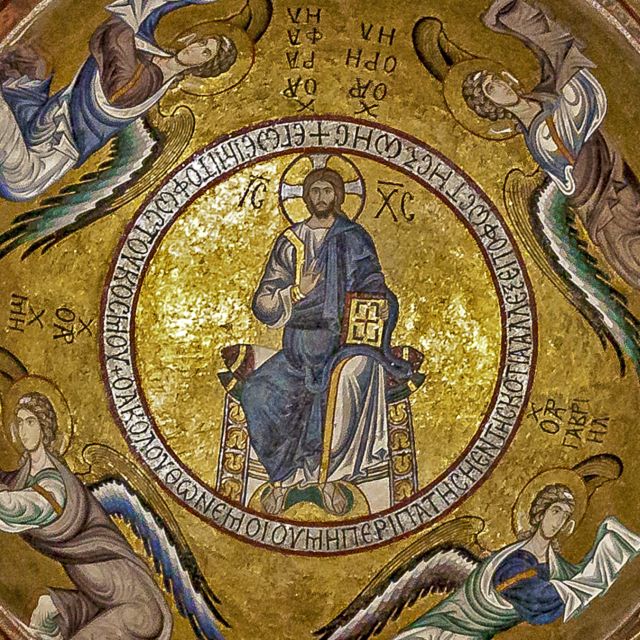 Immagine di Cristo Pantocreatore rappresentativa del programma pastorale dei Gruppi di Ascolto della Parola